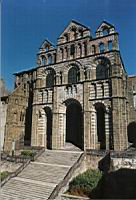 Le Puy en Velay, Cathedrale Notre Dame, Facade (4)